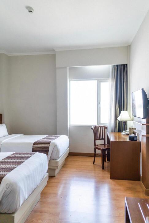 chambre de l'hôtel chez Amina